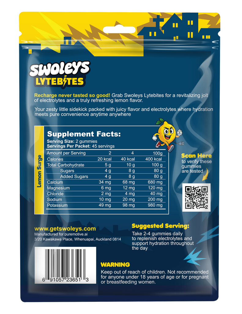 LyteBites Electrolyte Gummies